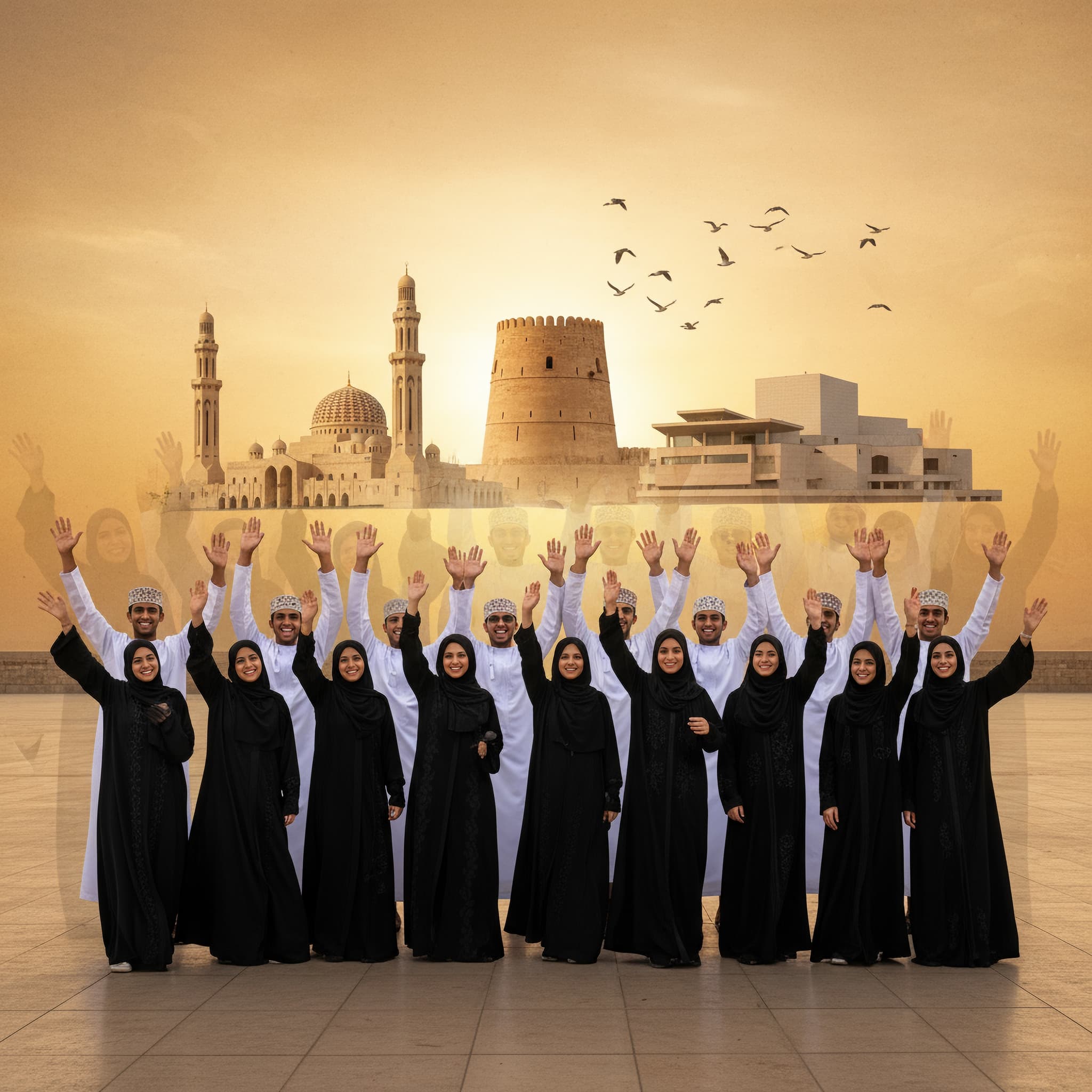 Volunteers working together